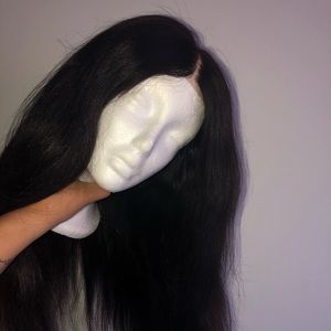 closure black wig for sale